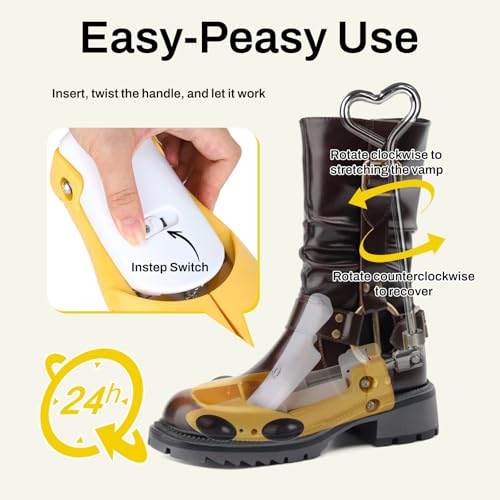 PKCEIJSW Boot Stretchers for Cowboy Boots Shoe Stretcher Women Men, Adjustable Boot Stretcher Thick Wide Feet (Size For Women's 9-14, Men's 7.5-13) by PKCEIJSW - Image 5
