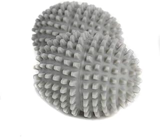 Kleeneze KL066077EU Tumble Dryer Balls, Set of 2, Reusable Washing Balls, Laundry Fabric Softener Roller Drying Ball, Reduce Creases/Wrinkles, Dry Clothes Faster, Soften Clothing, Non-Melting, Grey