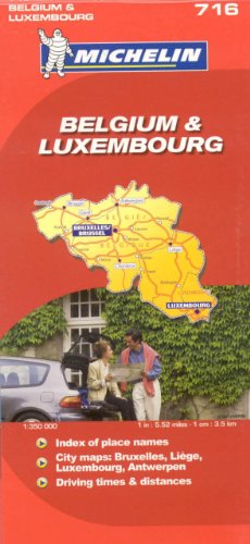 Michelin Map Belgium Luxembourg 716 (Maps/Country (Michelin))