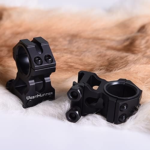 WestHunter Precision Picatinny Scope Rings 1" 30mm | Matte Black - 3