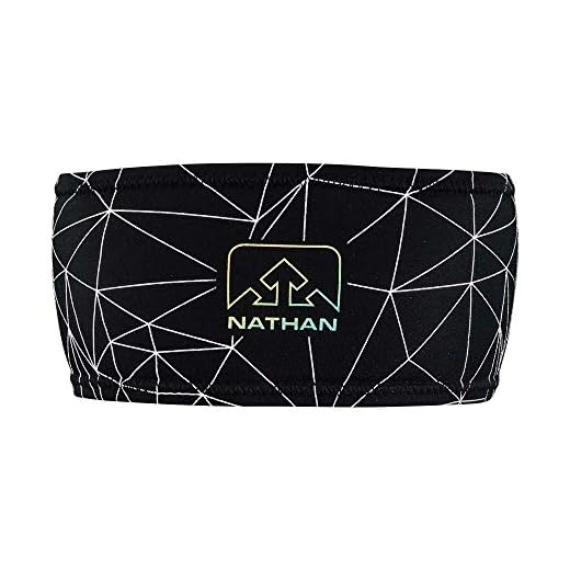Nathan Reflective Headband and Hairband. Running and Outdoor Activities/Sports. For Men and Women. Head and Ears Protection. Stay Warm