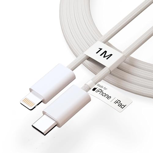 Image of KALIAT 30W Fast Charging Cable | 2M Certified Type C to Lightning Cable for iPhone 15 14 13 12 11 Pro Max, iPad | Appple Original USB-C to Lightning Wire A- Black