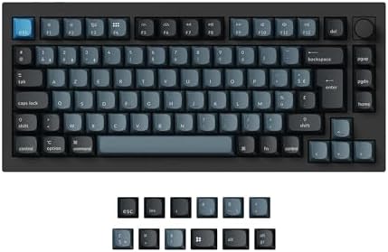 Keychron Q1 Pro 75% Mise en Page Clavier Mécanique sans Fil Personnalisé, Touches Hot-Swap QMK/Via Programmable, Batterie 4000mAh Cadres en Aluminium K Pro Rouge Switch pour Mac/Windows FR-ISO Layout