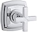 KOHLER K-T16242-3-CP Margaux Transfer Valve Trim with Cross Handle, Polished Chrome