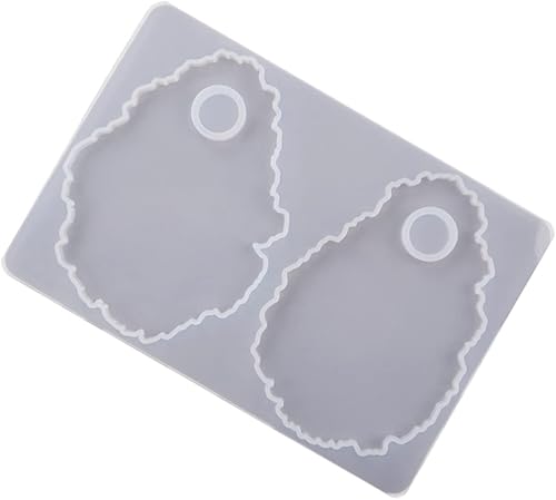 Miniatura 2 de EXCEART Bandeja de joyería 4 piezas anillo pintura de silicona epoxi mezcla cosméticos moldes de bandeja de silicona moldes de resina bandeja de