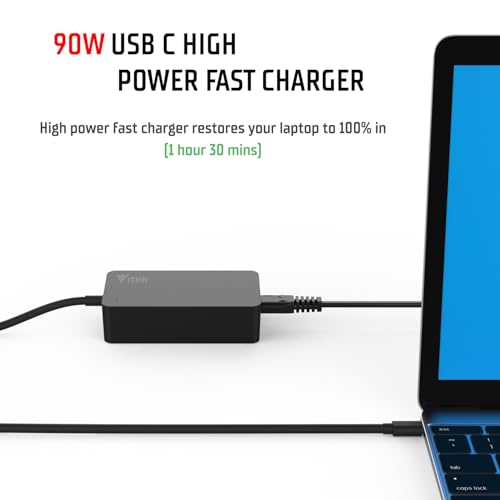 iTek ITNBSDC90 Alimentatore Universale per Notebook e Dispositivi Usb-C 90W Slim Design - 4