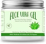 BETT Al.oe Ve.ra Ra.w Ge.l (200 ml) | 99% Pure & Handmade | Hydrating & Soothing | Multipurpose for Face, Hair, Skin & Body |for Men & Women