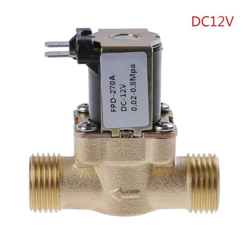 Électrovanne de sécurité laiton G1/2 220V anti-fuite eau - 7