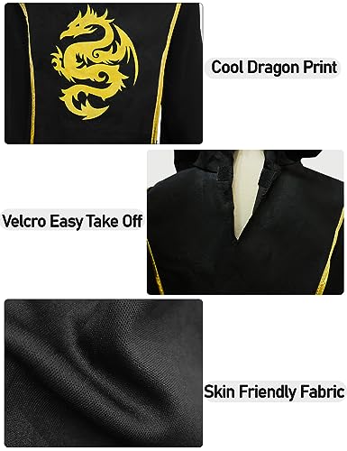 Nabobs NABOBS003 Kids Ninja Costume - Ninja Outfit Boys Gragon Costume thumb #2