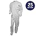 Kleenguard A30 Breathable Splash and Particle Protection Coveralls (46104), REFLEX Design, Zip Front, Elastic Wrists & Ankles, White, XL, 25 / Case