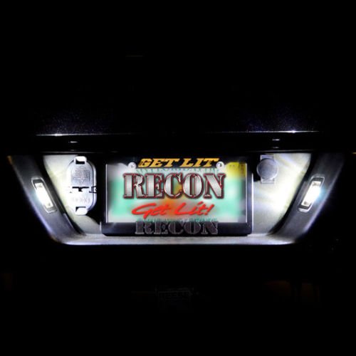 RECON 264905 F150 & Raptor Rear License Plate White LED Lights Kit