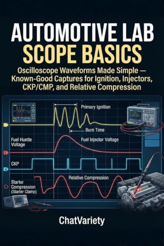 Automotive Lab Scope Basics: Oscilloscope Waveforms Made Simple — Known-Good Captures for Ignition, Injectors, CKP/CMP, and Relative Compression (Automotive Diagnostics & Scan Tool Series)