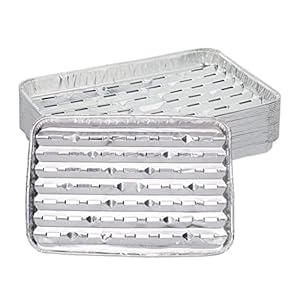 Relaxdays Alu Grillschalen 25er Set