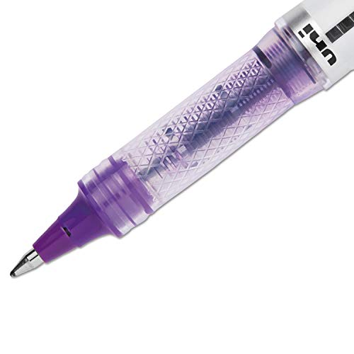 Uni-Ball Vision Elite Stick Roller Ball Pens, Bold Point, Purple Ink, 6 Pens #TOP3