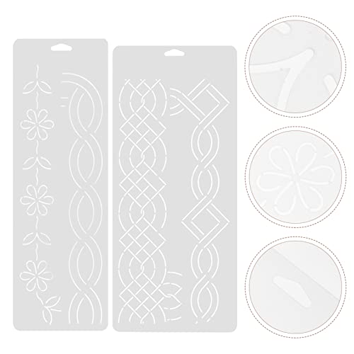 Ciieeo J110RG24A975Q57QDJ Quilt Stencil 2Pcs Quilting Creations Stencils thumb #4