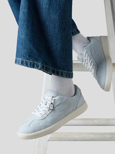 Image of The Souled Store UBZ Fly: Women and Girls Lace Up Sneakers Light Casual Canvas Shoe with EVA Midsole Durable EVA Outsole and Elasticated Laces Lightweight