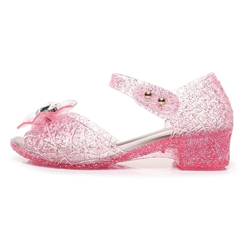Image of Girls Jelly Sandals Princess Mary Jane Dress Up Shoes for Cosplay Party Birthday Toddler Little Girls