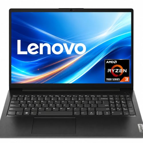 Image of Lenovo V15 Business Laptop, AMD Ryzen 3 7320U (Outperforms i7-1065G7), 16GB DDR5 RAM, 256GB PCIe NVMe SSD, 15.6 inch FHD Anti-Glare Display, Windows 11 Pro, Wi-Fi 6, RJ-45 Ethernet, Dolby Audio