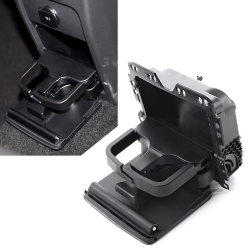 Porte-gobelet voiture multifonctionnel pliant noir remplacement console 5N