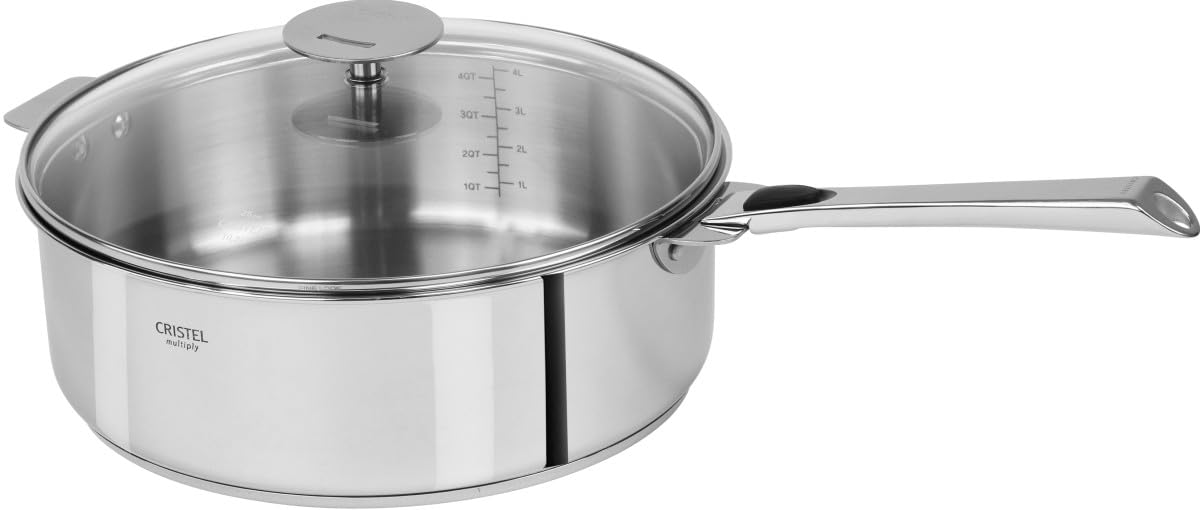 CRISTEL S30QMP Sauteuse INOX 30cm-Casteline Amovible