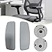Amagogo 2X Office Chair Armrest Pads Office Chair Arm Rest, TPU, Universal, Accessories Waterproof Replace Parts Easy to Install Gray