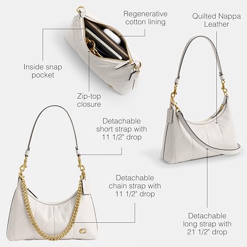Image of Coach Soft Quilted Leather Juliet Shoulder Bag 25