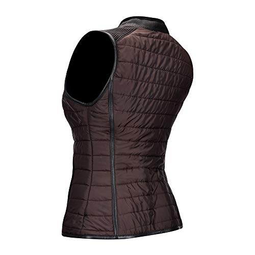 Cuadra Women's Reversible Vest In Ovine Leather With Textile Inner Side L #TOP3