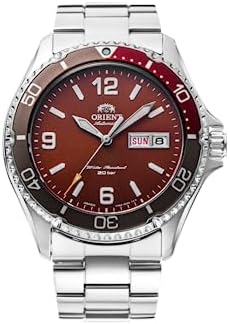 ORIENT Kamasu/Mako III Men's Automatic Manual Winding Sports Steel or Silicone Divers' Watch with Screw Crown and Sapphire Crystal