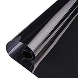 Coavas Solar Film One Way Mirror Film Non Adhesive Static Cling Heat Control Sun Blocking Glare Reduction Anti UV Window Tint Removable for Home and Office, 17.7