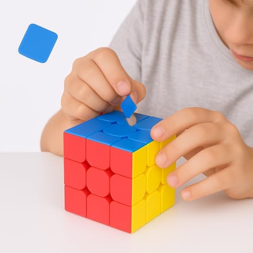 Image of New Speed Cube Combo Pack for Kids & Adults | Smooth Rotation, Durable Build, Brain Puzzle Toy (3x3)