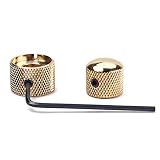 Konzentrische Doppelrändelknöpfe aus strapazierfähigem Metall. Zur Verwendung mit dem doppelten konzentrischen Topf. Kontrollieren Sie die Tonlautstärke im selben Pot. Kompatibel mit den meisten E-Gitarren.