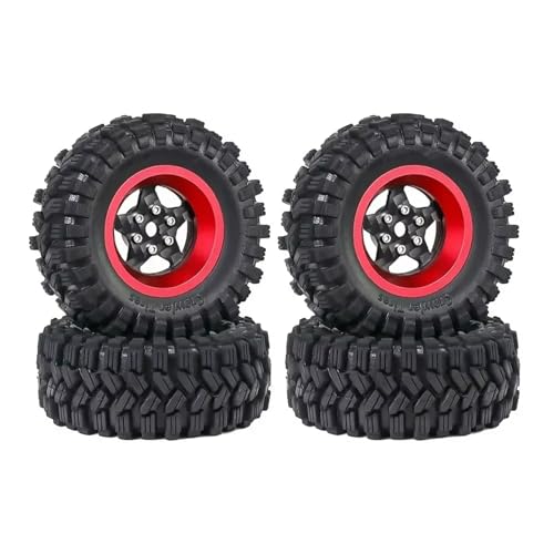 Pneus jantes carbone TRX4M FCX24 roues de franchissement 1.2 Tyep 3
