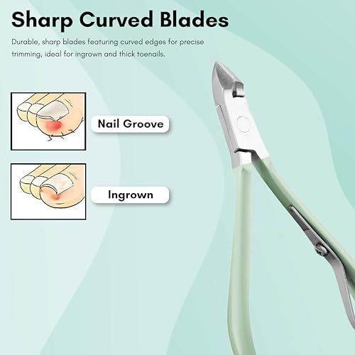 Beauté Secrets Luxury Nail Cutter Set, 18 Pieces Grooming Kit (Eyebrow Razor, Tweezer, Hair Plucker, Baby Nail Cutter, Ear Cleaner,Nail Cleaner,) Pedicure Gift for Men and Women... - Image 6