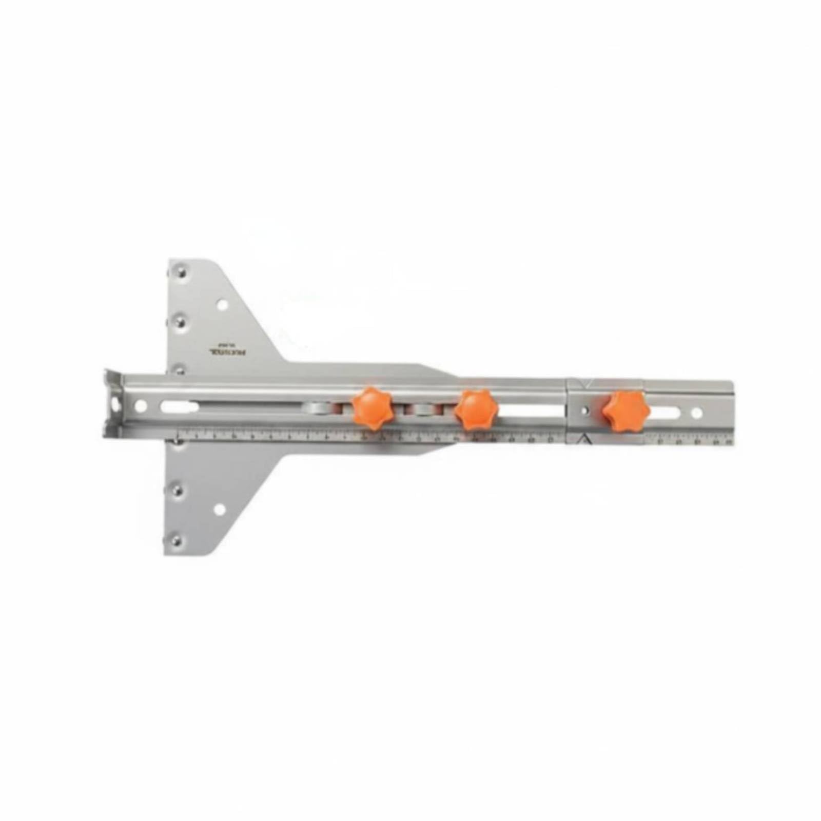 Fresadora de Carpintería Plantilla para Enrutado Guía de Corte Circular Compás de Círculos y Regla Acero Inoxidable, Regla De Fresado Circular De Longitud Corta Con Tope De Avión