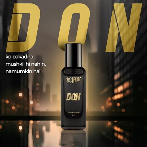 Image of Beardo Don Perfume for Men, 20ml | With Melon, Jasmin, Vannila Intense Fresh | Strong Long Lasting Mens Perfume | EAU DE PARFUM Men | Gift for men | Gift For Friends