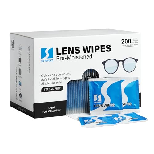 200 Count Lens Wipes for Eyeglasses Eye Glasses Cleaner Wipes for Phone