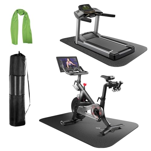 Tapis Velo d'équipement de Fitness - Tapis de Protection de Sol antidérapant pour Tapis de Course, vélos, rameurs, elliptiques et Autres équipements de Gym...