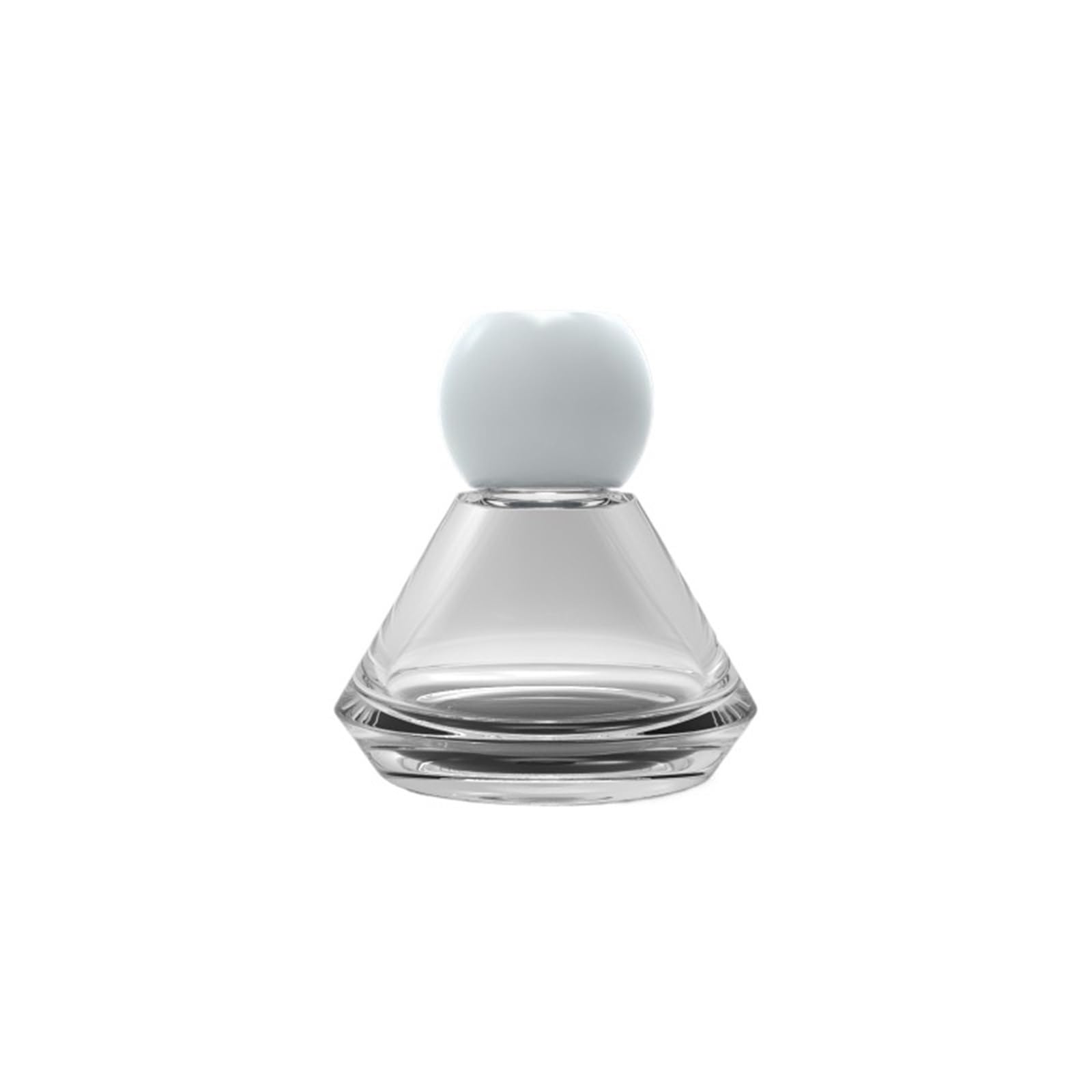 Botella de Vidrio difusor caña 6 Piezas 100 ml para Aceites Esenciales | Botella de vidrio en forma de cono for aceites aromáticos y varillas de caña(Color1)