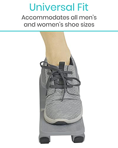 Vive Foot Rocker - Calf Stretcher for Achilles Tendinitis, Heel, Feet, Shin Splint, Plantar Fasciitis Pain Relief - Stretches Strained Leg Muscle - Ankle Wedge Stretch Improves Flexibility