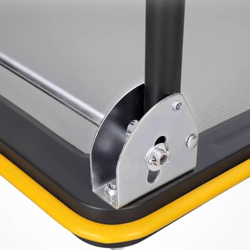 Carrito plegable de plataforma rodante 22.44x21.65x22.44 in miniatura 6