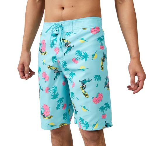 Batman Surfing Men's Blue Board Swim Shorts3