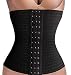 Sunzel Waist Corset for Weight Loss Sport Body Shaper Tummy Fat Burner (M, Black)