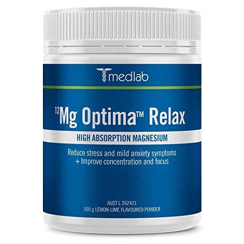 Medlab Mg Optima Relax, Lemon Lime - 300g