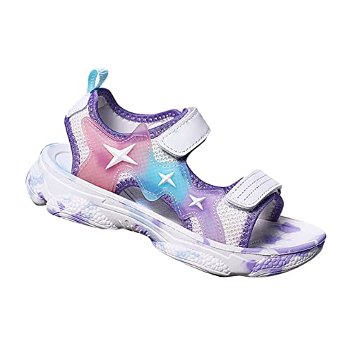 Boys' And Girls' Summer Outdoor Beach Sports Closed Toe Sandals Soft And Bouncy Sole Non Slip Toddler Girl Shoes Size 5