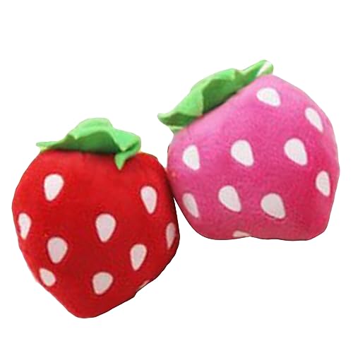 Brinquedo de Pelúcia para Animais de Estimação Com Frutas, Ranger de Dentes Alivia o Tédio Formato d