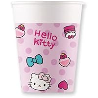 Procos - Vasos de papel FSC Hello Kitty Fashion Stylish (200