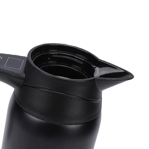 Tetera eléctrica para auto acero inoxidable negro miniatura 7