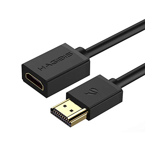 Hagibis HDMI Extension Cable 4K HD HDMI 2.0 Extender Male to Female Compatible