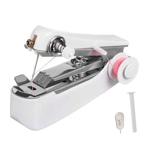 DEARMAMY Máquina de Coser Portátil Mini Blanca Ligera y Fácil de Usar para Principiantes y Reparaciones Rápidas Casa y Viaje Color Aleatorio Color Aleatorio Imagen de DEARMAMY Máquina de Coser Portátil Mini Blanca Ligera y Fácil de Usar para Principiantes y Reparaciones Rápidas Casa y Viaje Color Aleatorio Color Aleatorio