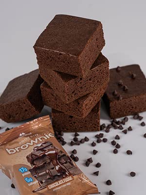 Primebites | Protein Brownie - Oven Baked, Delicious Guilt Free Snack, 17G Protein, 5G Collagen | (12) Brownies (Birthday Cake Blondie) #TOP4
